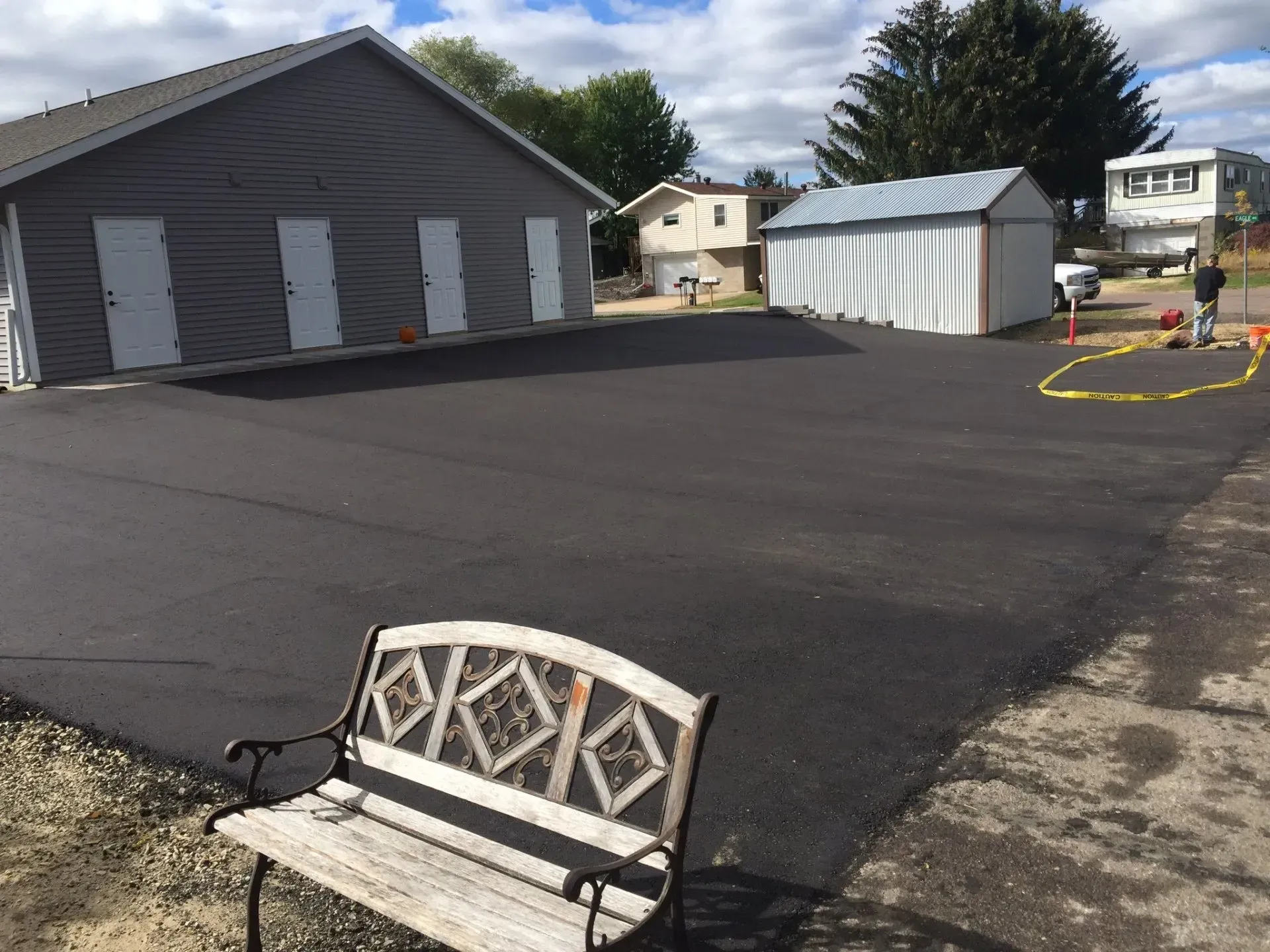 Asphalt paving service