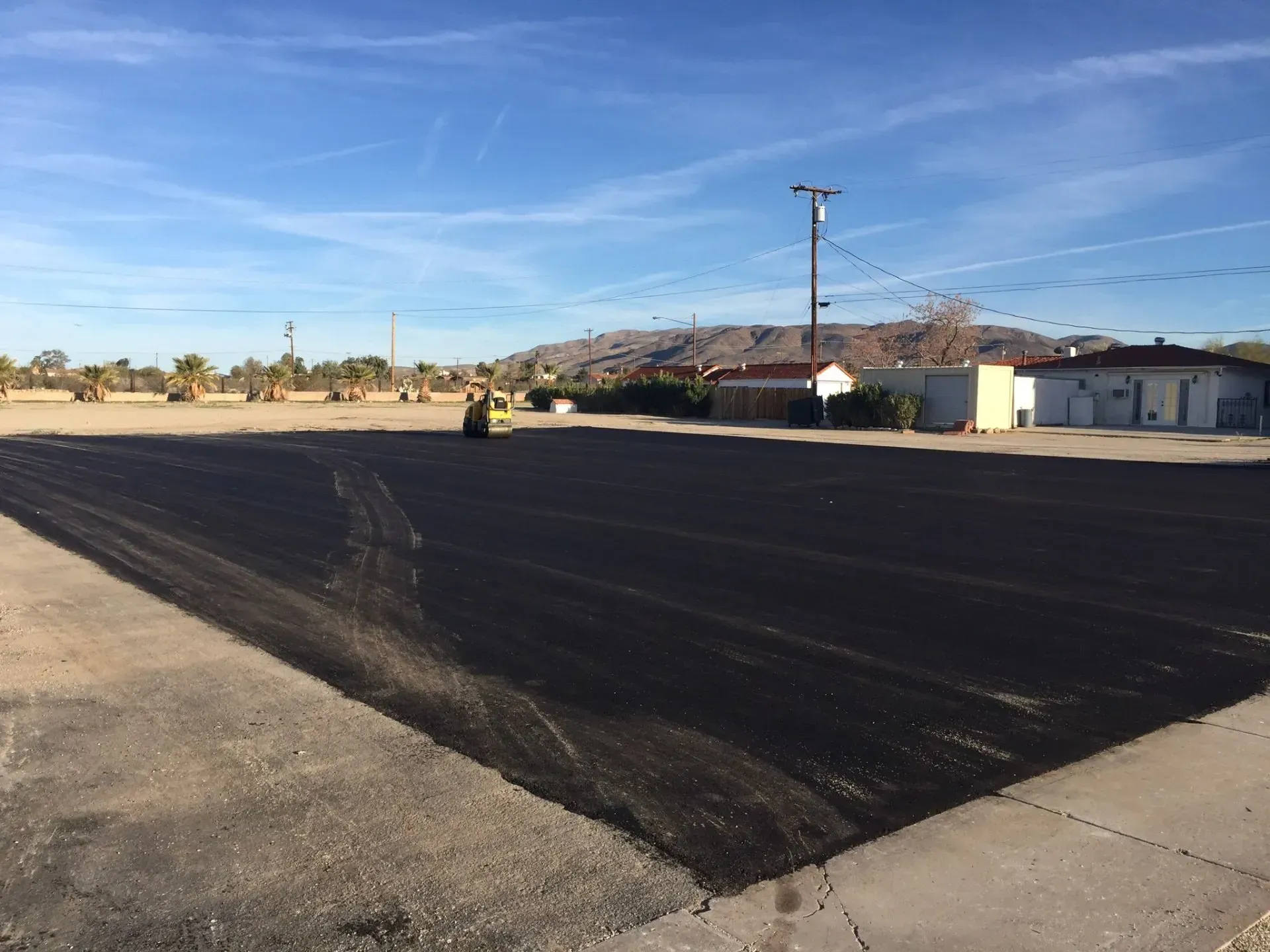 Asphalt paving service