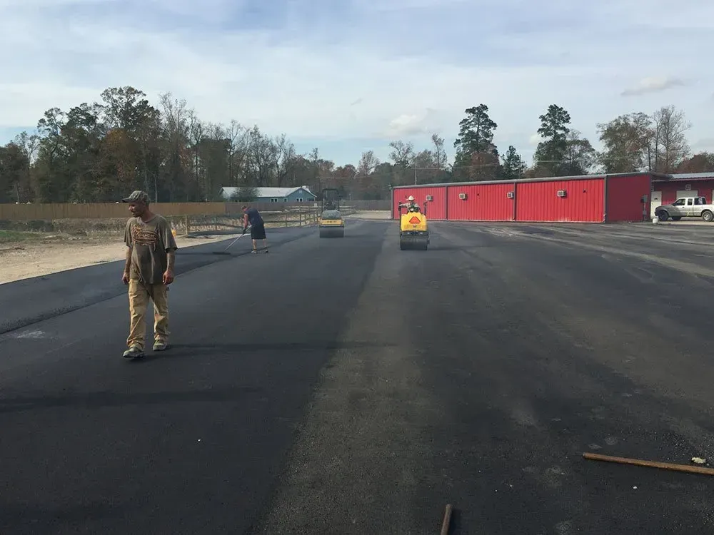 Asphalt paving service