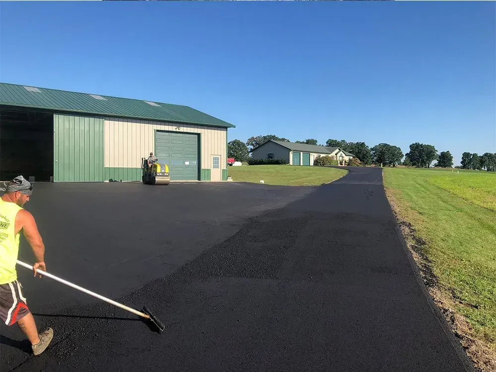 Asphalt paving service