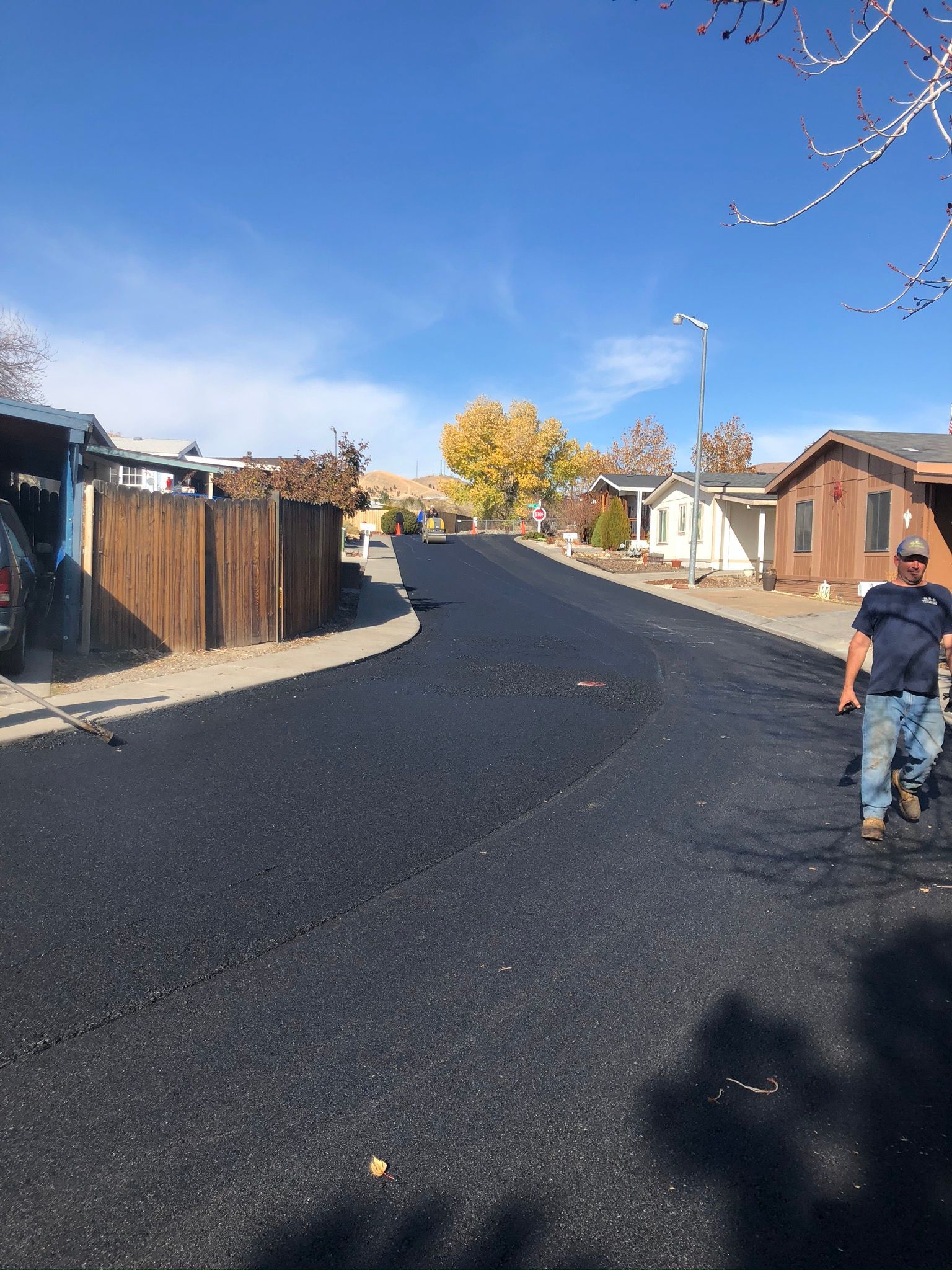 Asphalt paving service