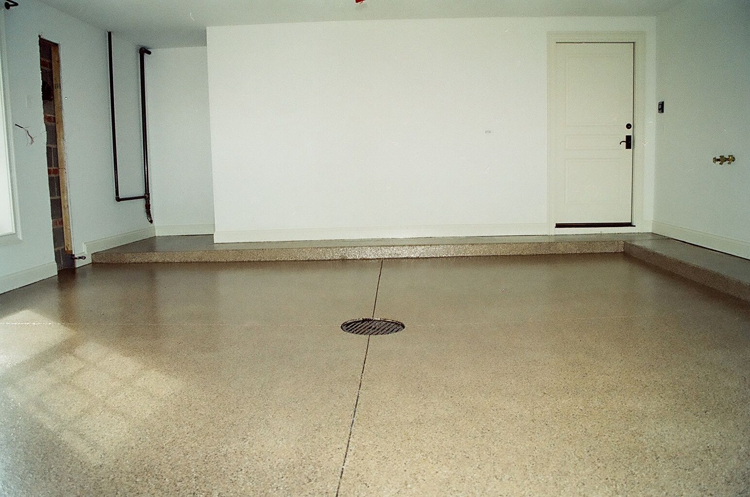 there is a hole in the floor in the middle of the room