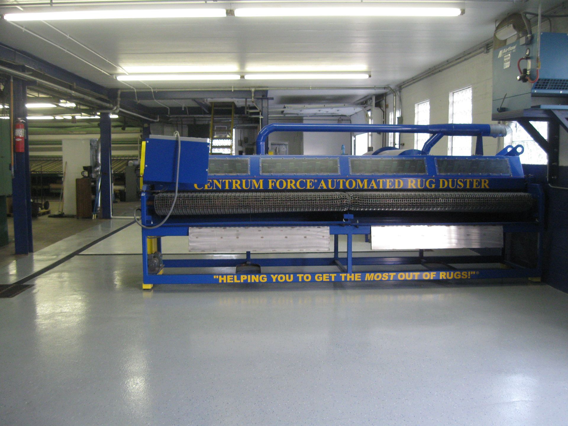 a machine that says centrum force automatic duster on it