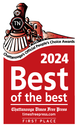 A red sign that says `` best of the best '' with a train on it.