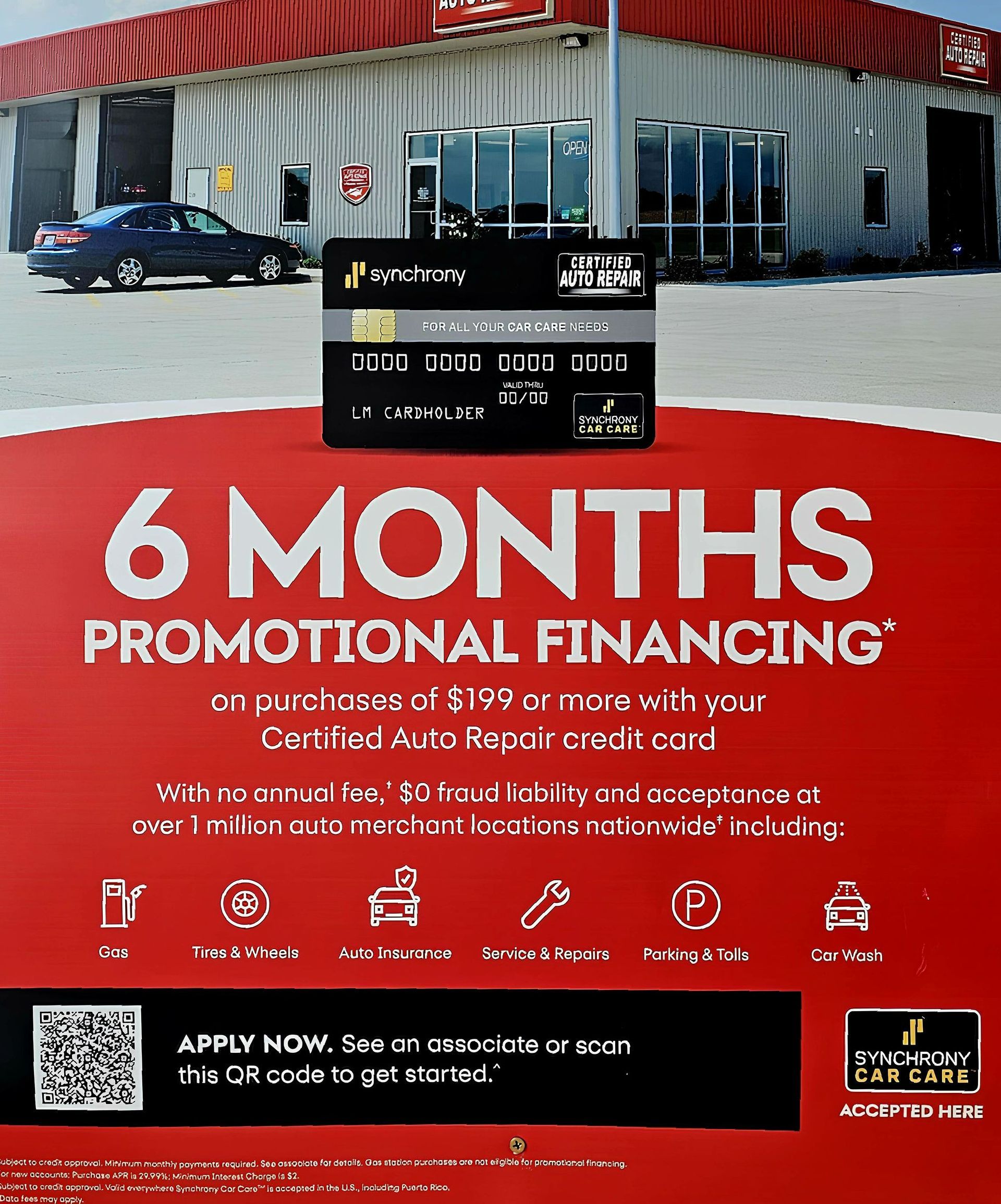 6 Months of Promotional Financing