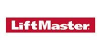 LiftMaster logo in white text on a red rectangle