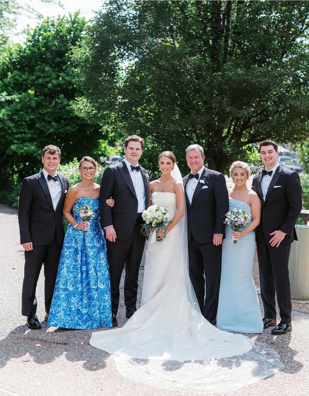 Dr. Jeffrey Cavanaugh and family at eldest Daughter's wedding