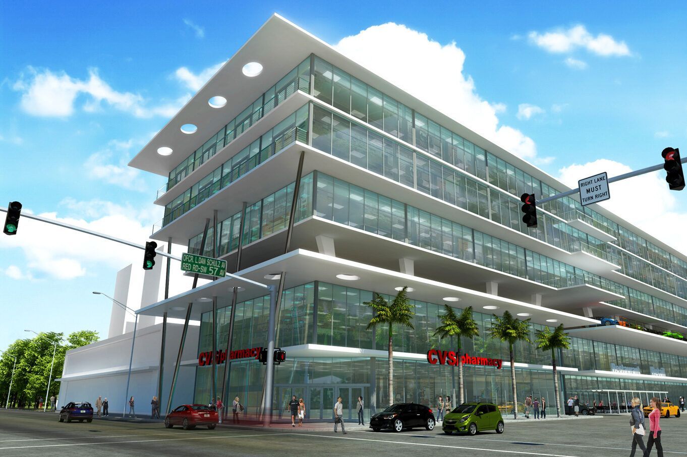 A large building with lots of windows