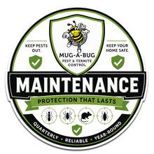 Mug-A-Bug Pest Control Maintenance - Badge
