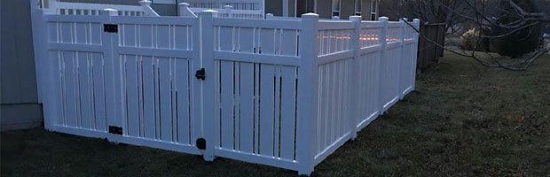 Vinyl fence