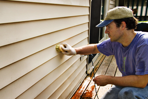 Cleaning siding