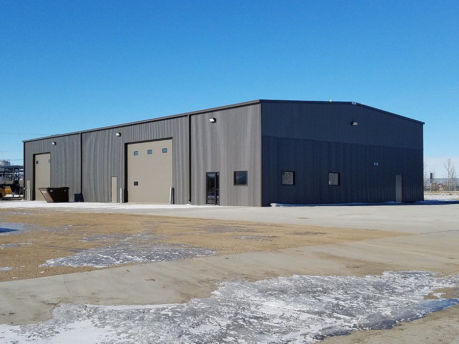 Commercial steel building