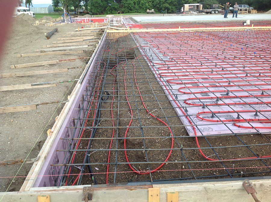 Commercial steel building