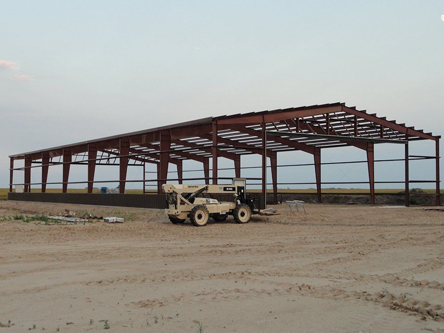 Commercial steel building