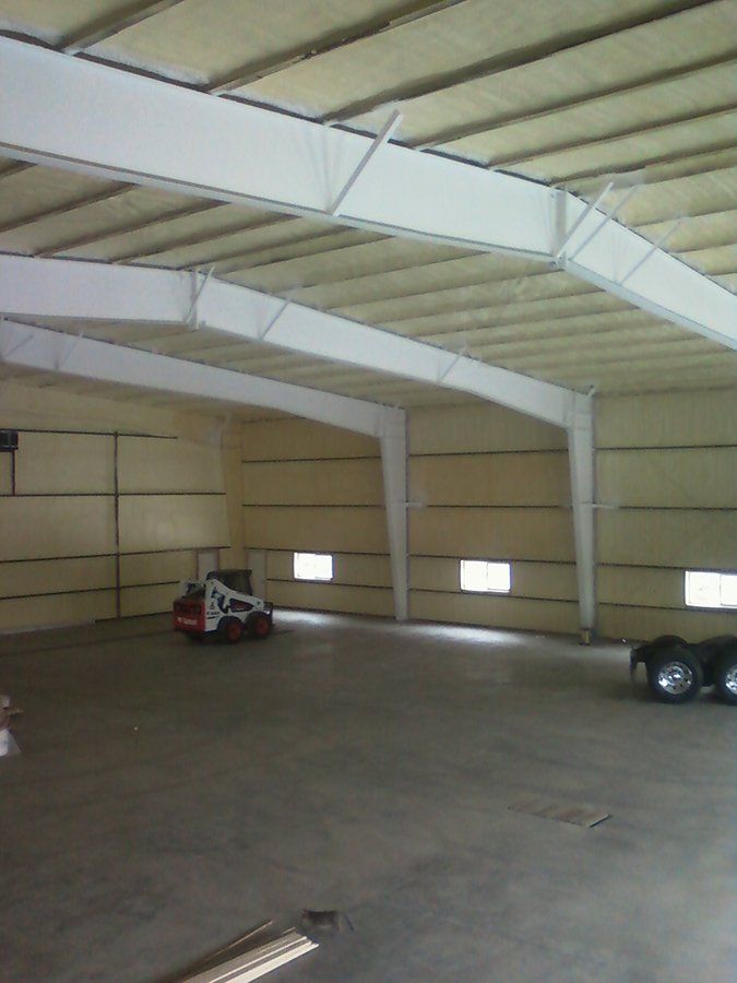 Commercial steel building