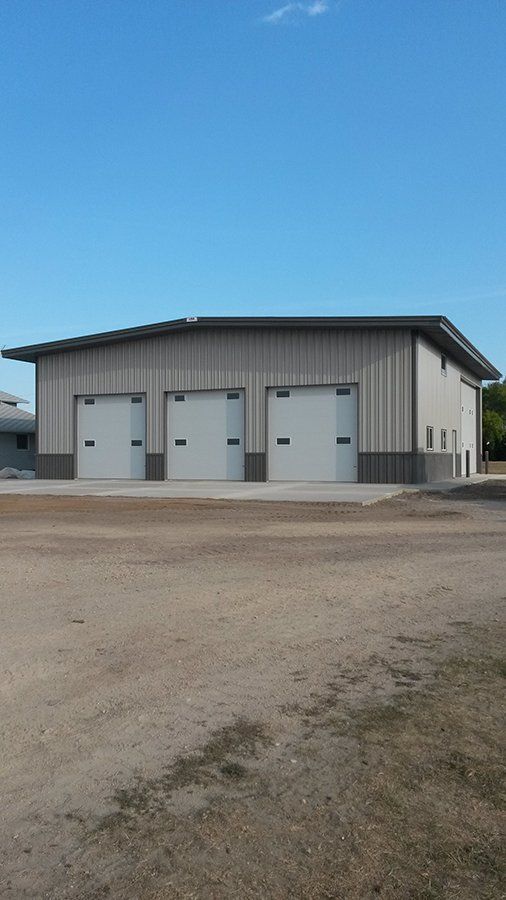 Commercial steel building