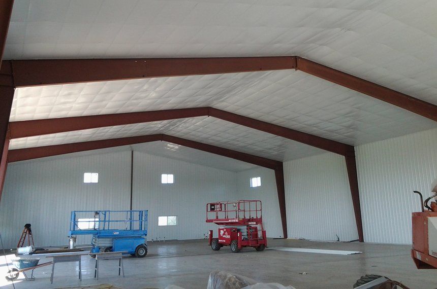 Commercial steel building