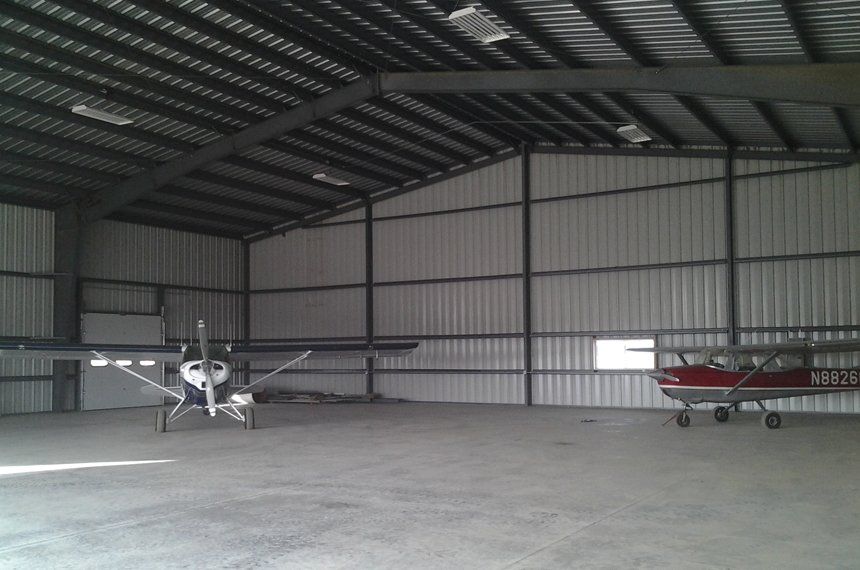 Commercial steel building