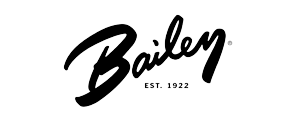 Bailey logo with black script and