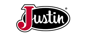 Justin logo: Red