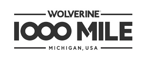 Logo for Wolverine 1000 Mile: Text with the words
