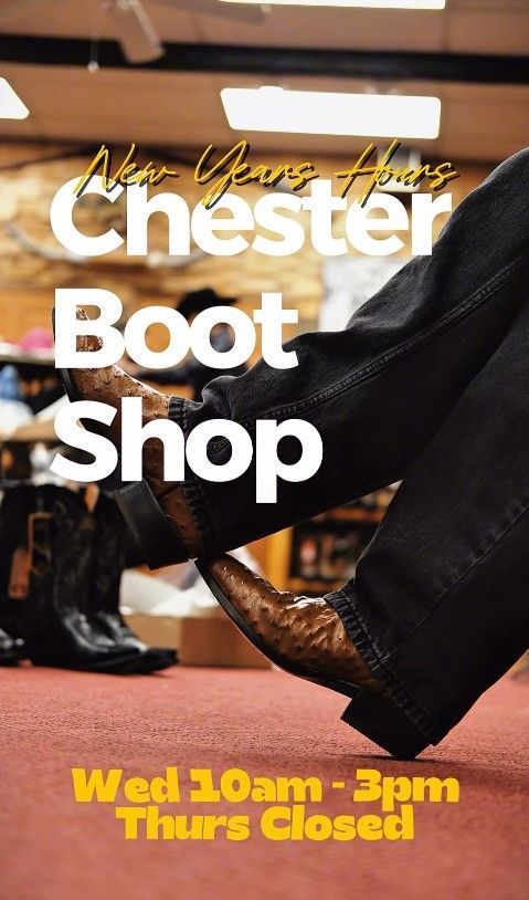 Person sitting with cowboy boots on