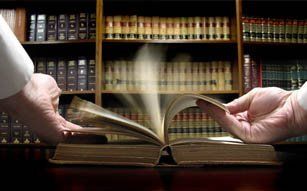 Law books