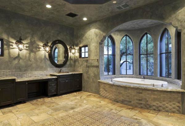 Tile bathroom