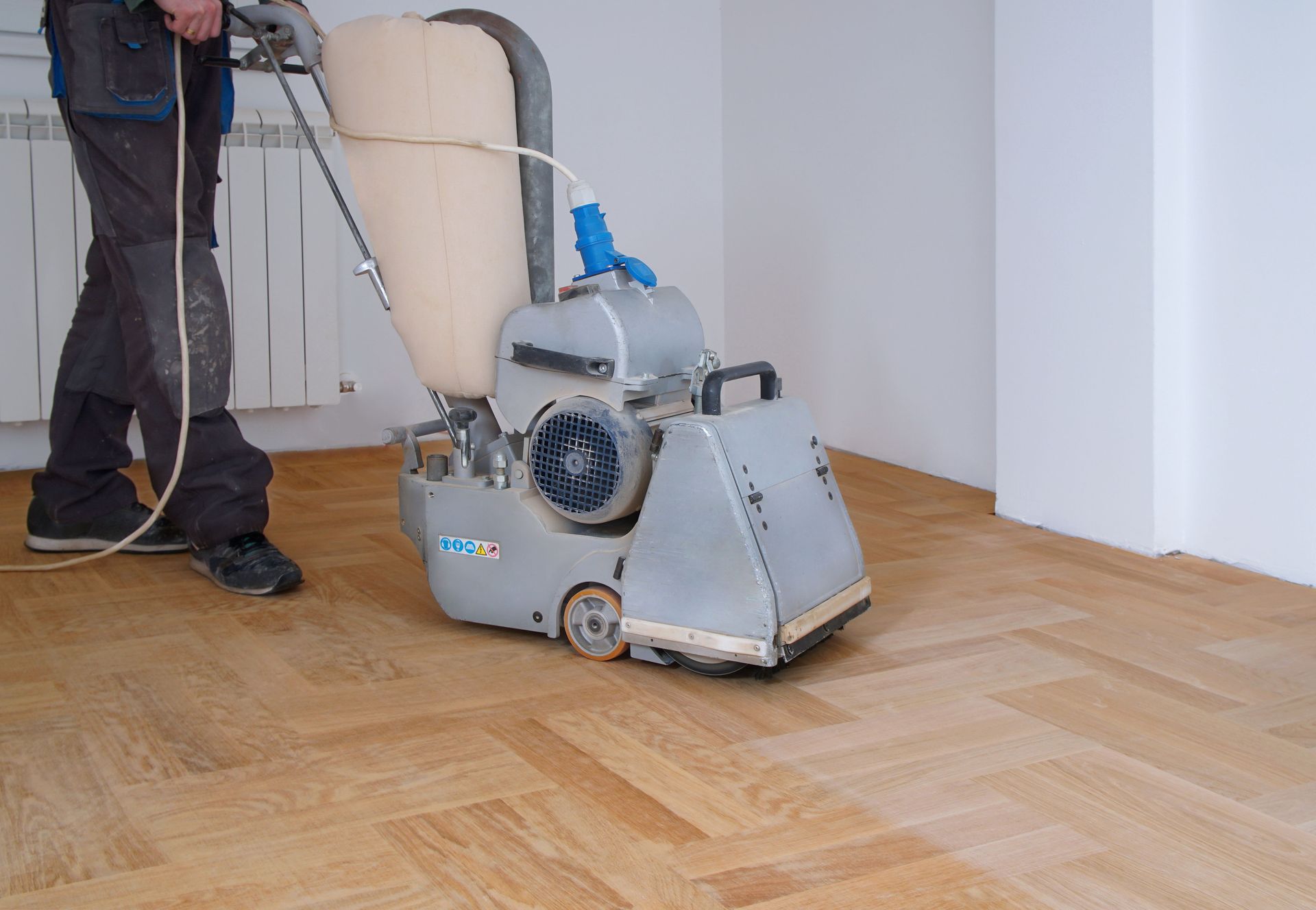 Hardwood refinishing