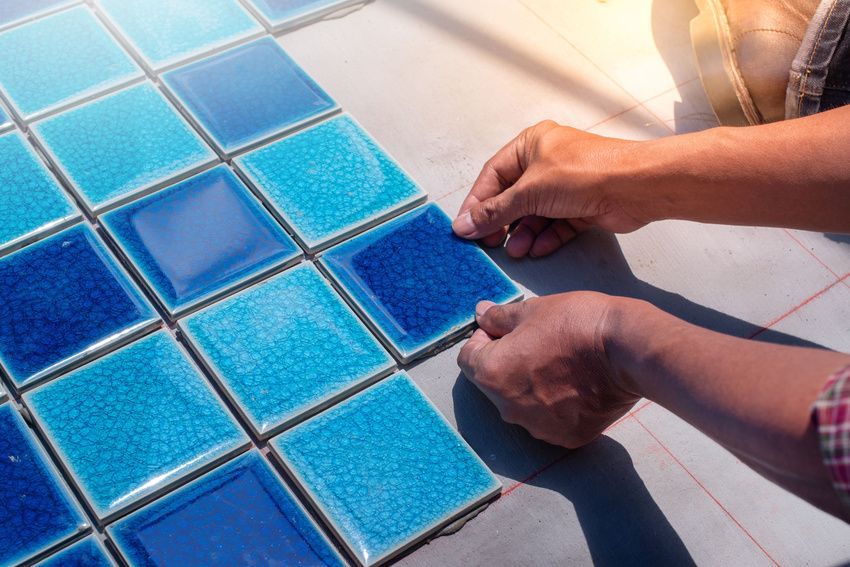 Shower tile installation