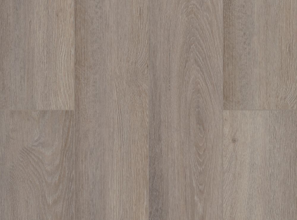 Light brown wood-look flooring with vertical grain and rectangular planks.