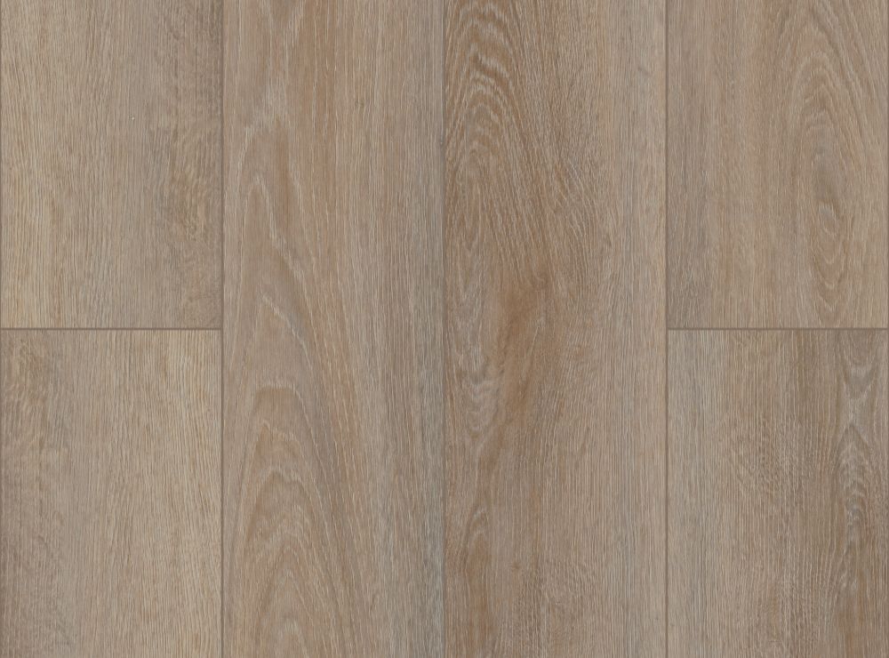 Light brown wood-look flooring with subtle grain patterns.