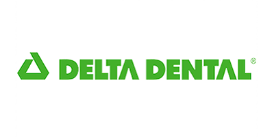 Delta Dental green logo on white background