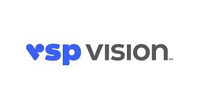 VSP Vision logo with blue “vsp” and gray “VISION” text