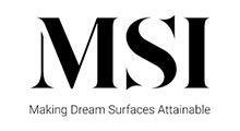 MSI logo with text: Making Dream Surfaces Attainable. Black letters on white background.