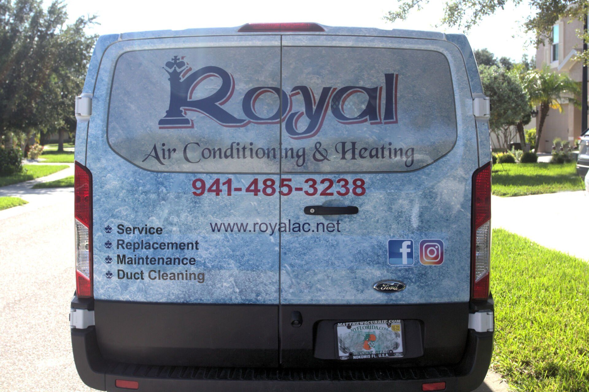 Royal Air Conditioning & Heating, Inc van