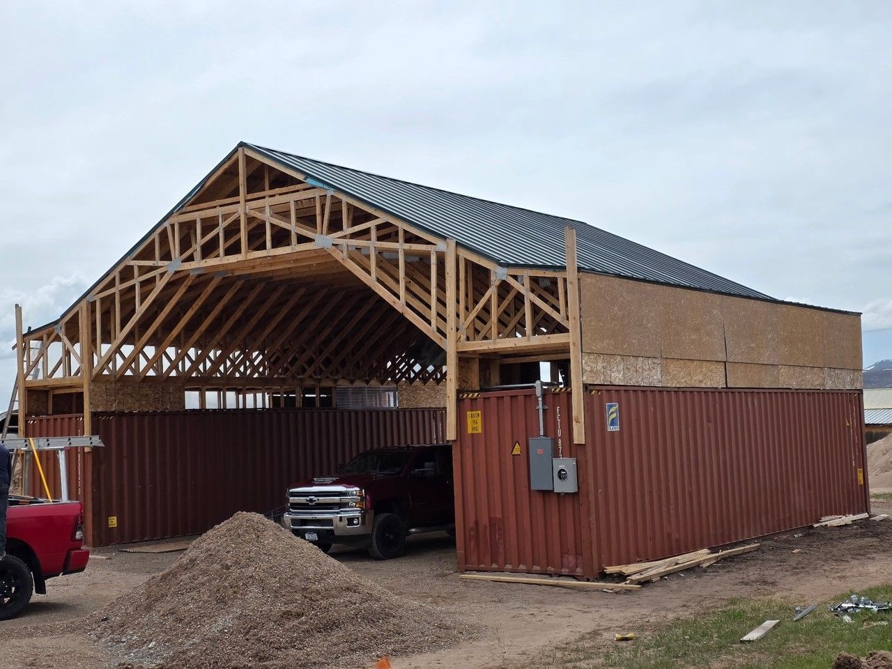A building under construction