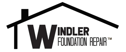 Logo for Windler Foundation Repair&trade; with a house outline above the text.
