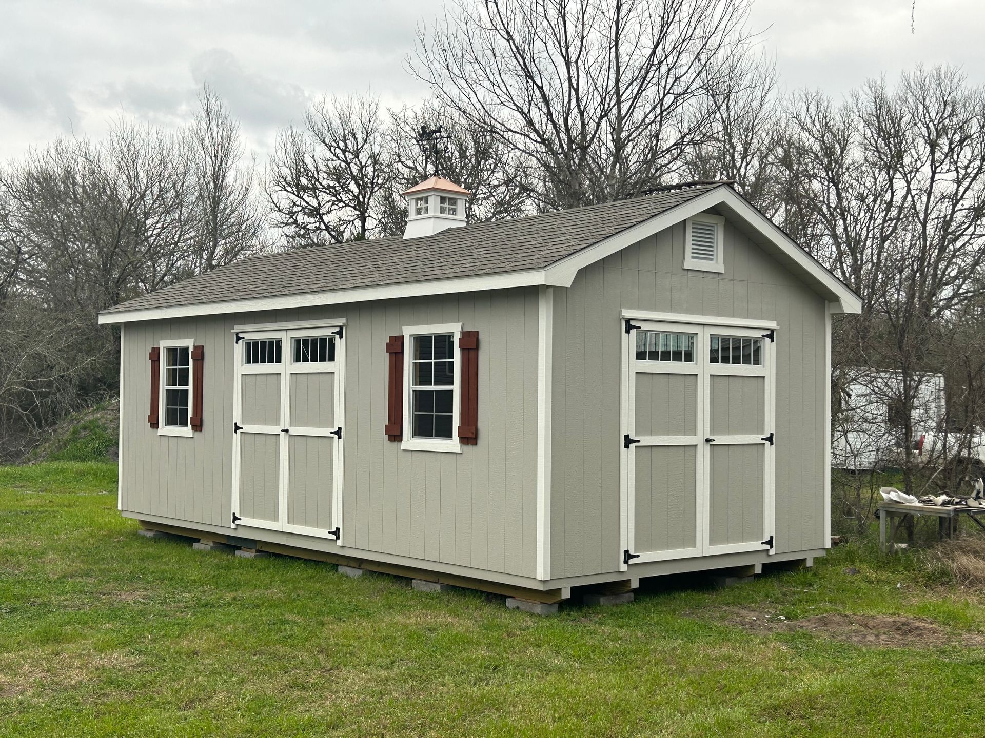 A Dutch style - lofted barn sheds