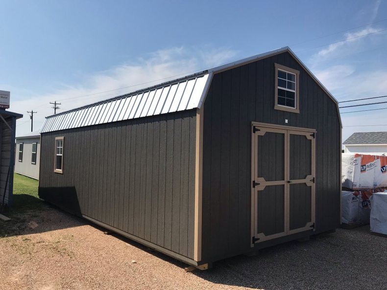 A Dutch style - lofted barn sheds