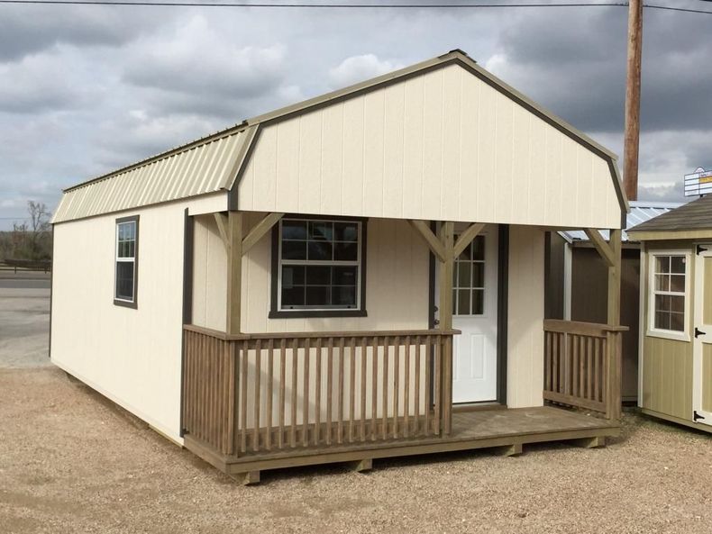 A hunter - portable lofted cabin