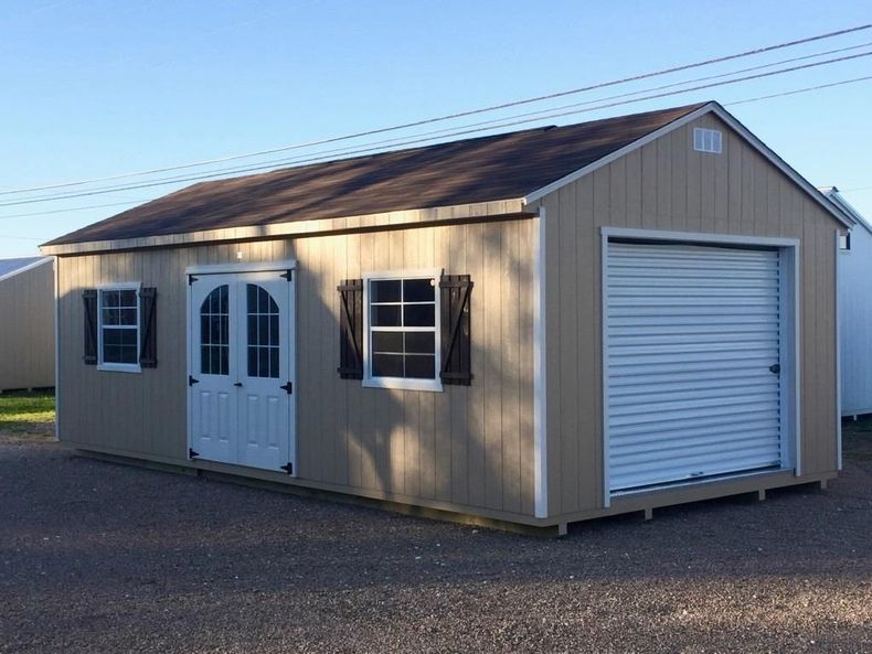 A portable garage