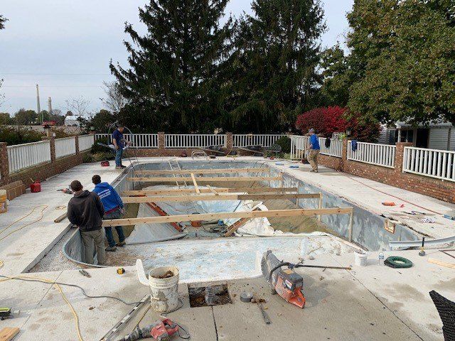 Pool remodeling
