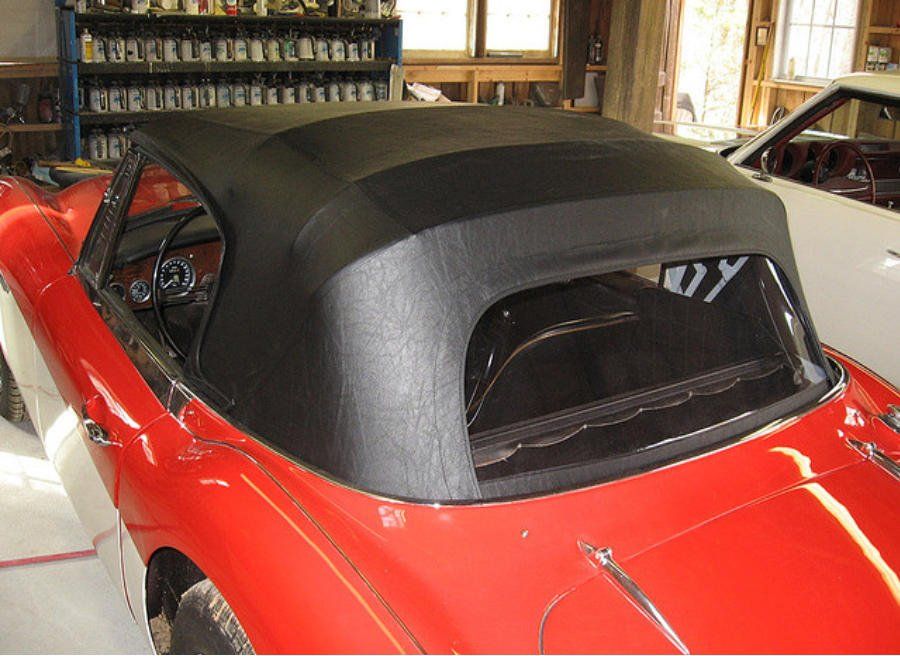 Custom convertible top car
