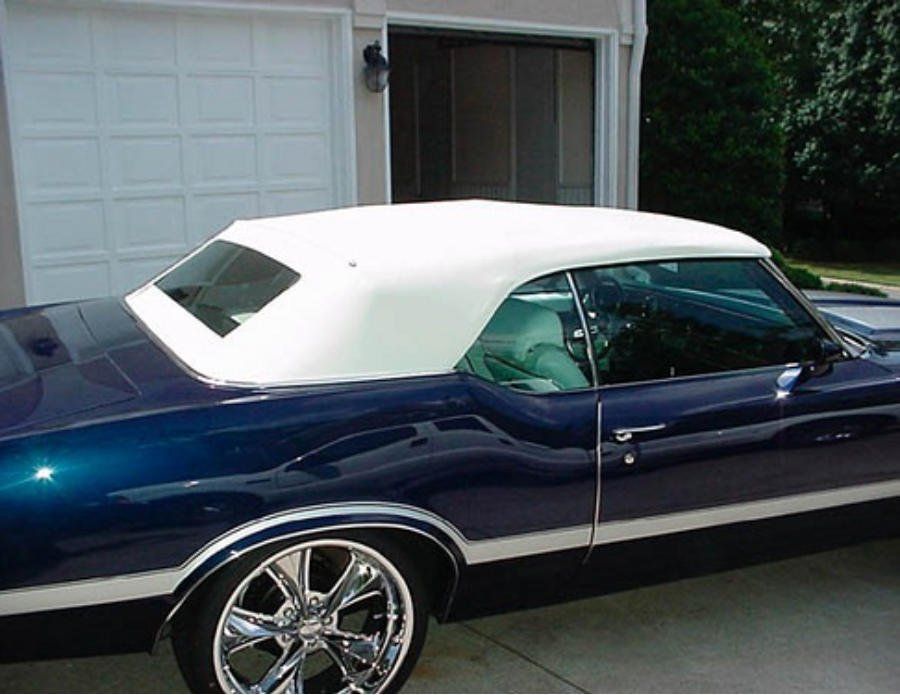 Custom convertible top car