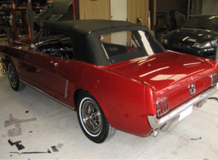 Custom convertible top car