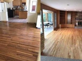 Wooden floor staining palette