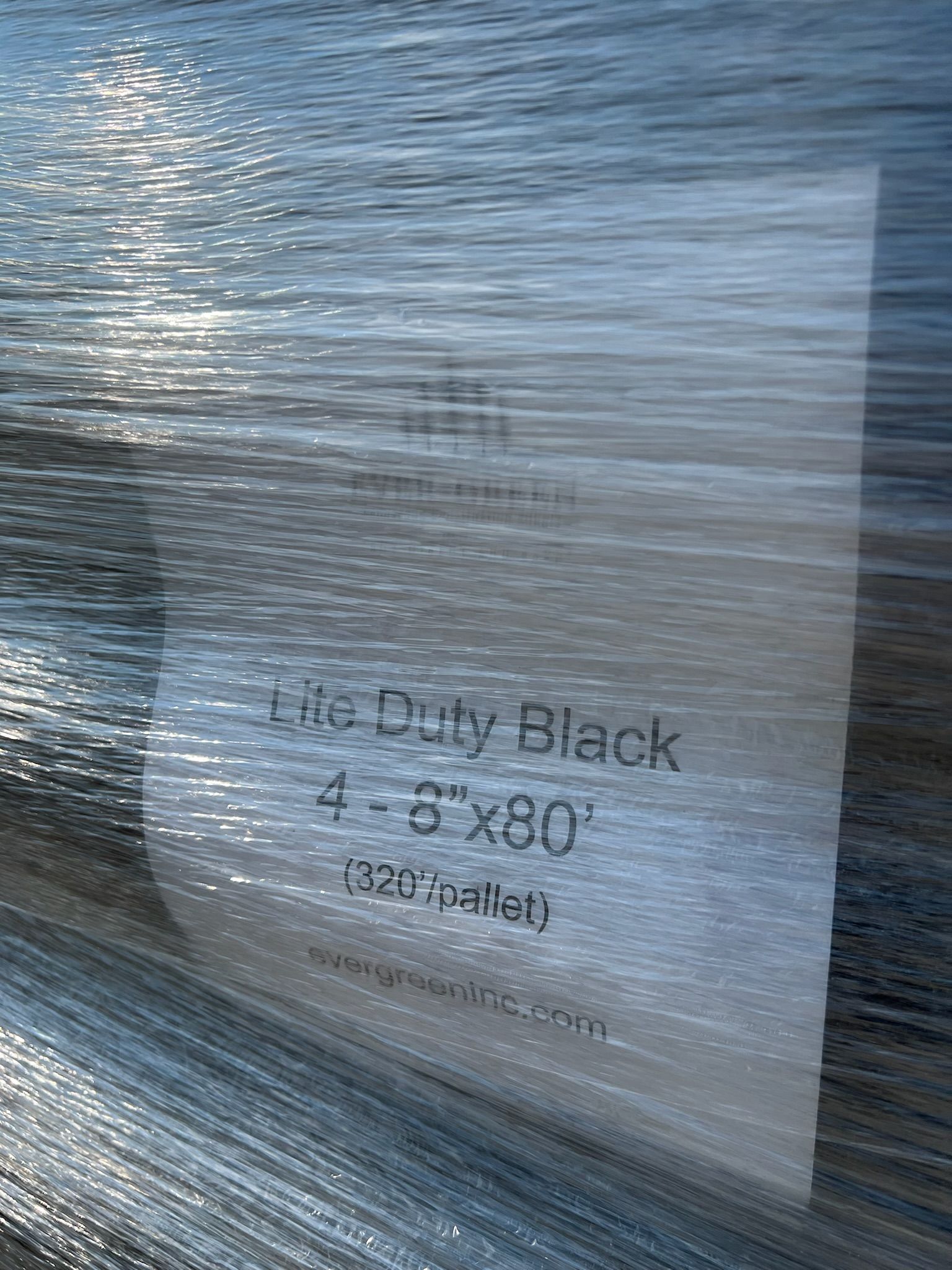 Label on plastic-wrapped package: 