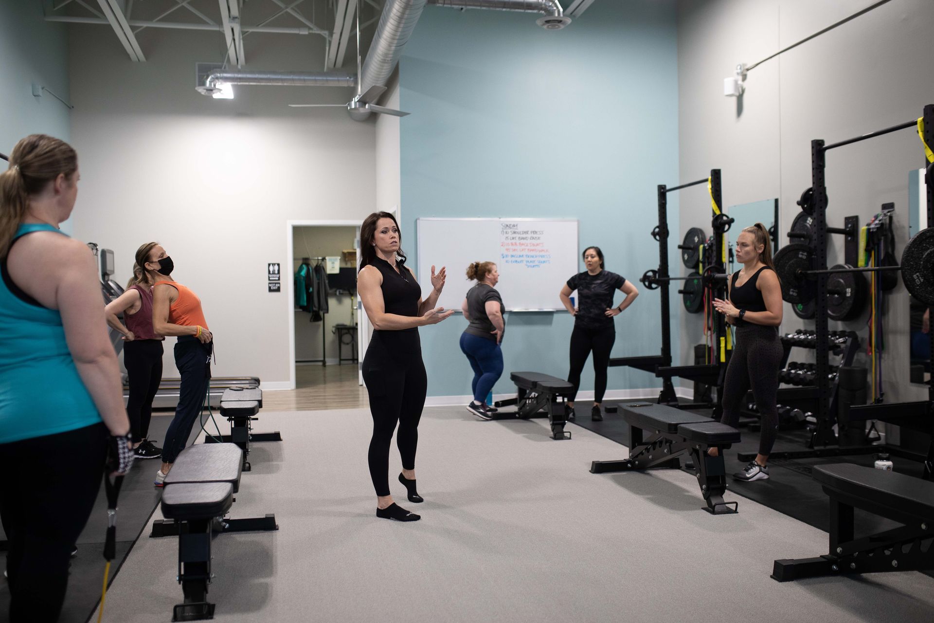 Fitness training sessions