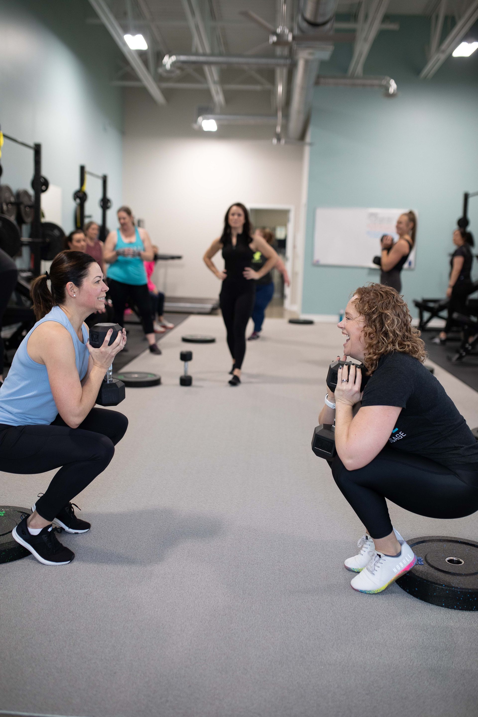 Proper squats exercise positions